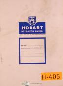 Hobart-Hobart 100 110 Series, Cyber Tig, Welder Programming Electrical and Parts Manual-100 Series-110 Series-02